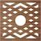 Ekena Millwork Chevron Wood Fretwork Pierced Ceiling Medallion, Walnut, 22"OD x 5 3/4"ID x 3/8"T CMWP22X22X0375CHWA - alternate 3
